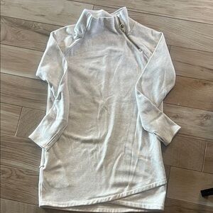 Athleta Cream Cozy Sweater Dress